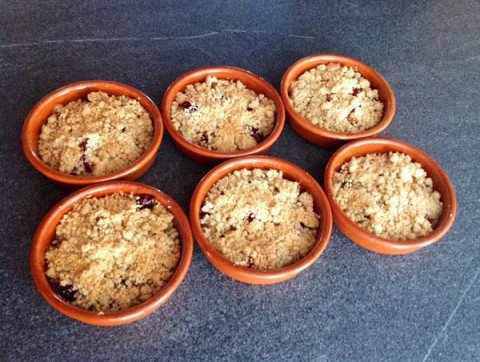 Crumble du jardin d'automne