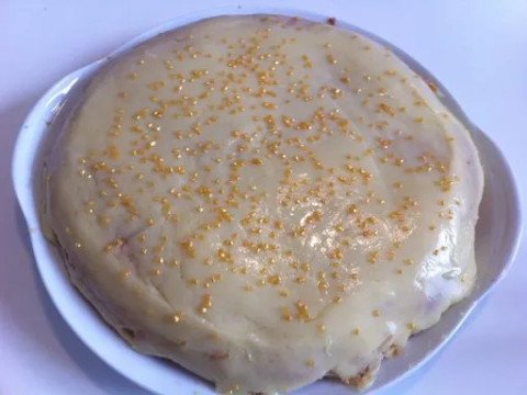 Gâteau au chocolat blanc et pistache (sans oeuf)