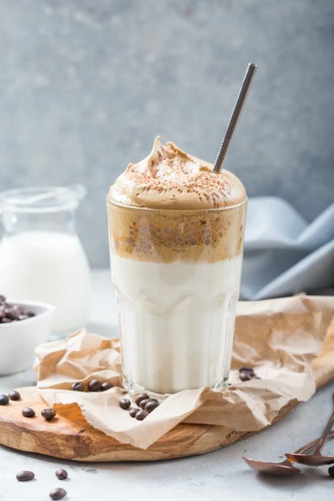 Dalgona coffee (café fouetté)