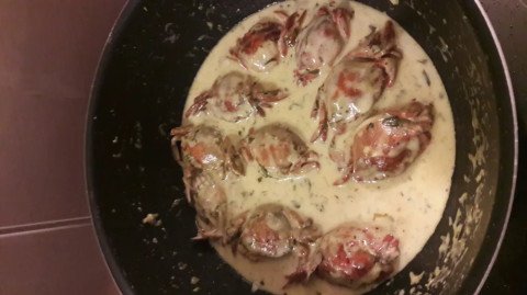 Pâtes au crabe