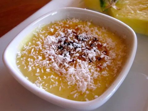 Crème catalane coco