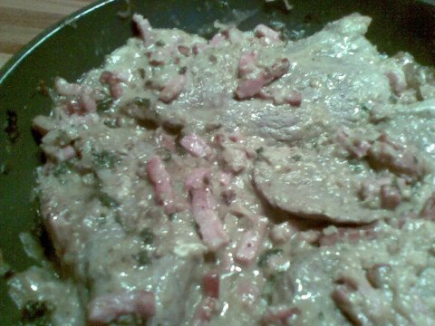 Escalope de veau vosgienne