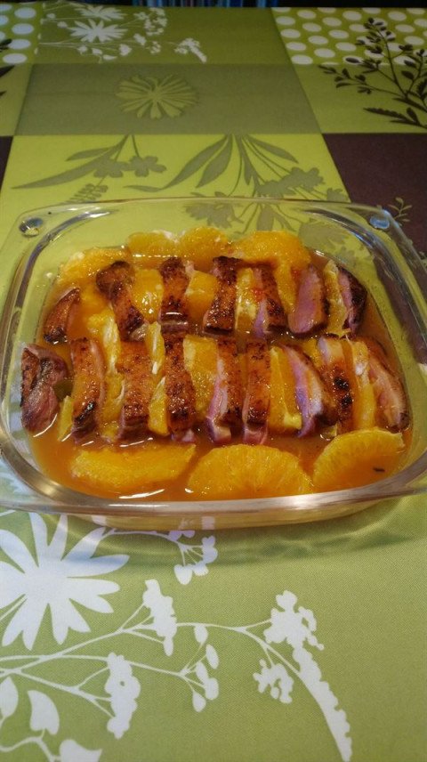 Filets de canard à l'orange
