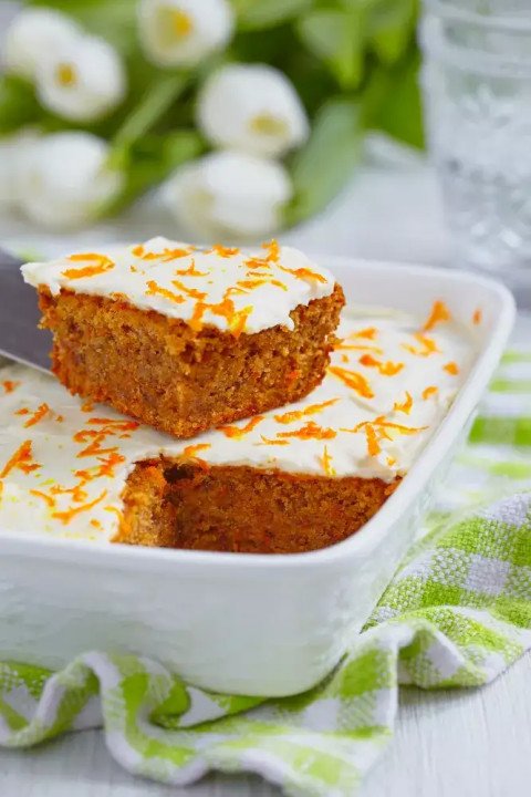 Cake à la carotte et aux noix