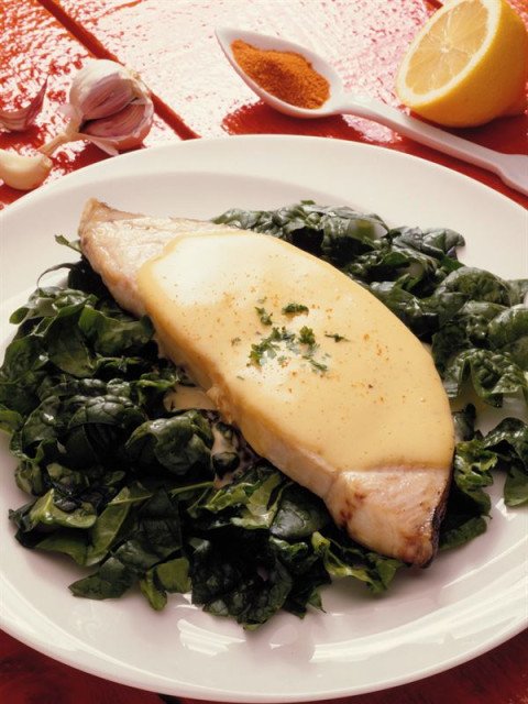 Filet de cabillaud à la florentine au Cookeo