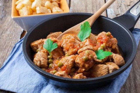 Ragoût de mouton aux petits pois