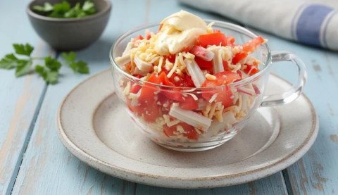 Salade de crabe