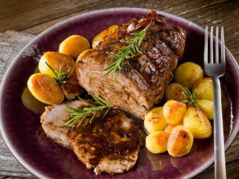 Rôti de veau au miel