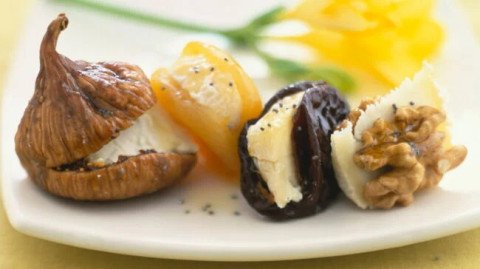 Amuse-bouches abricots et pruneaux