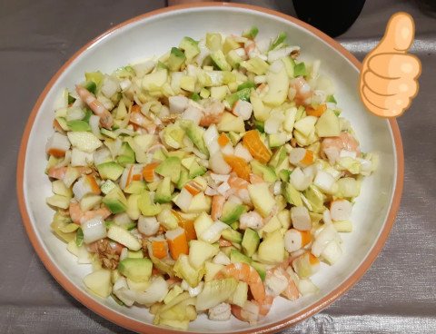 Salade composée d'hiver