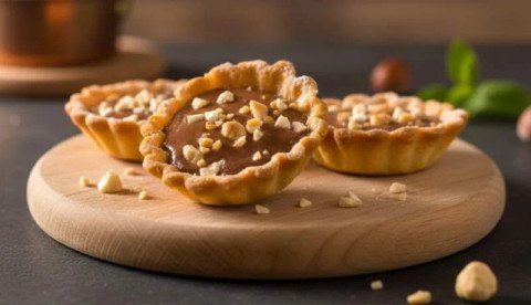 Tartelettes au chocolat et au nougat