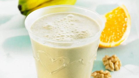 Milkshake banane orange