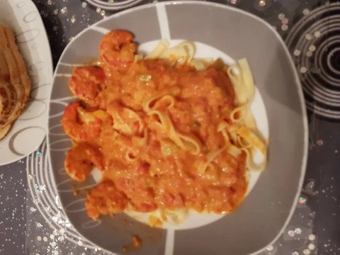 Scampis à l'indienne