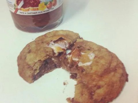 Cookies marshmallows et nutella