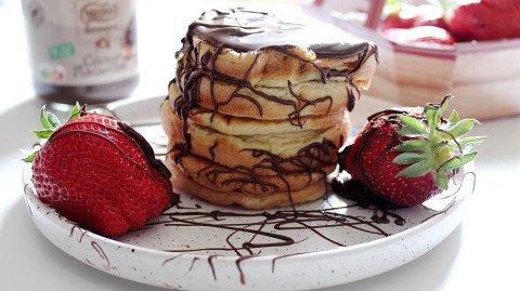 Pancakes façon Maumau (blancs en neige)