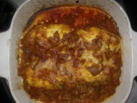 Quenelles de volaille aux aubergines