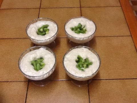 Mousse de banane au rhum