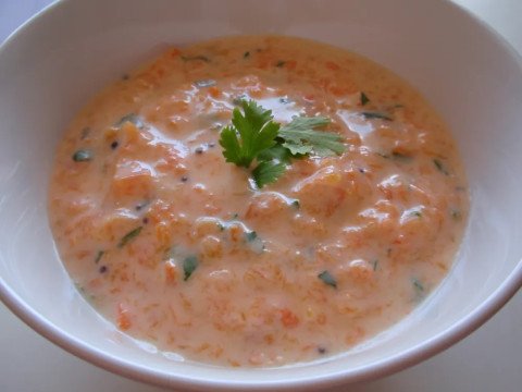 Raïta de carottes (Inde)