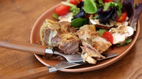 Rôti de porc au miel et à la moutarde au Cookeo