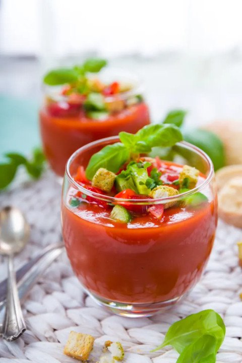 Gaspacho express au Thermomix