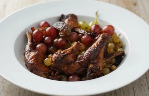 Coq aux raisins