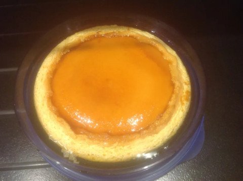 Flan aux oeufs au zeste d'orange