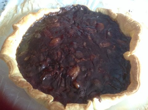 Tarte litchi chocolat