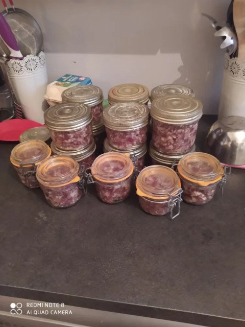 Pâté ou saucisses de sanglier ou chevreuil
