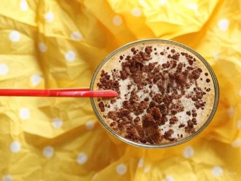 Milk-shake aux brownies