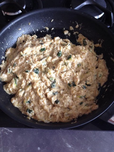 Risotto aux courgettes et au comté