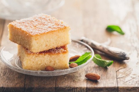 Gâteau de semoule libanais à la rose au Cookeo