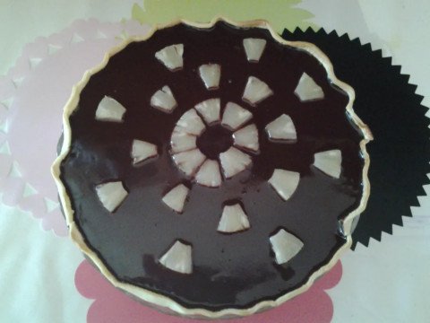 Tarte duo chocolat ananas