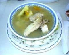 Sancocho costeño de pescado (Ragoût de poissons)