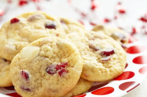 cookies fraise - chocolat blanc