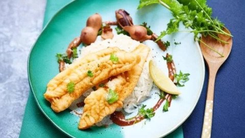 Tempura de filets de sole sauce tamarin