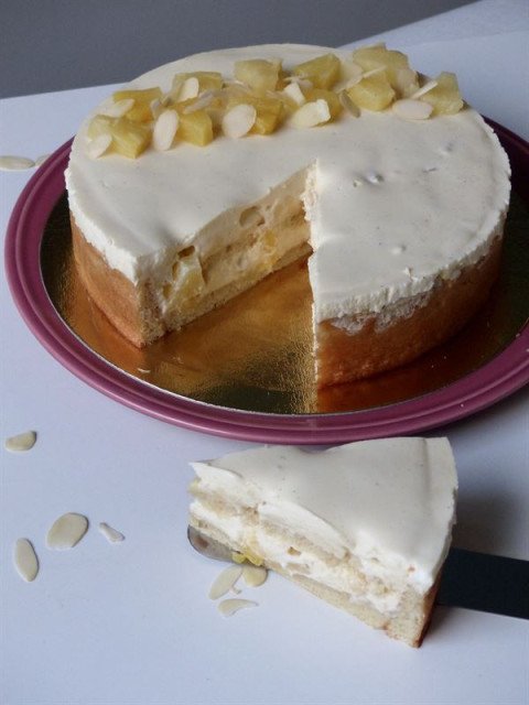 Entremets à l'ananas