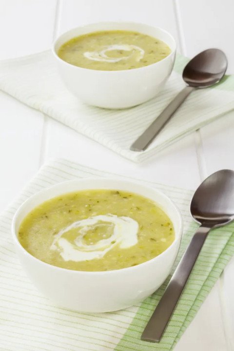 Soupe de légumes poêlés