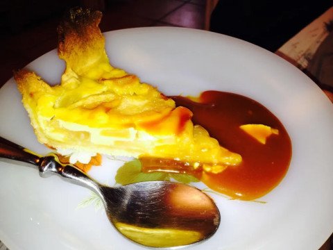 Tarte aux pommes à la crème