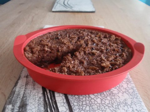 Pudding au lait d'amande chocolat et fève de tonka