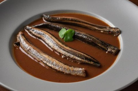 Anguille rôtie à la Vigneronne