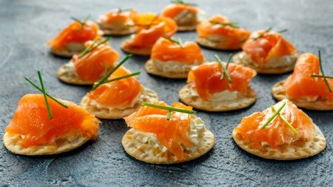 Blinis maison au saumon fumé