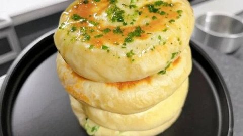 Petits pains fourrés aux épinards (flatbread)