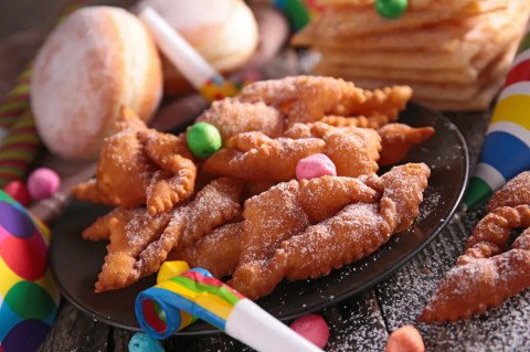 Les scharvas (beignets de carnaval)