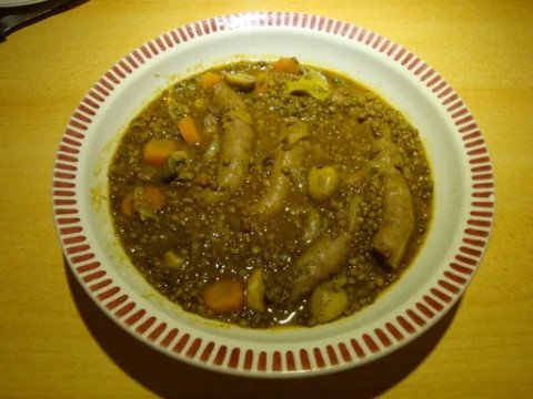 Lentilles et Saucisses façon Laurent