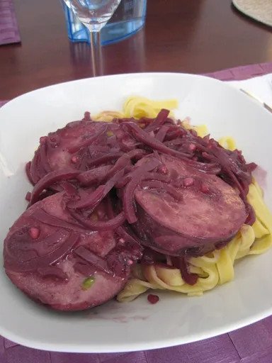 saucisson à cuire au beaujolais