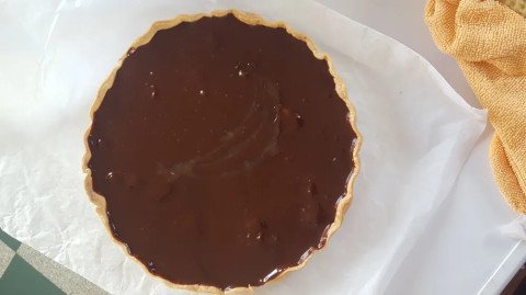 Tarte Banane Chocolat
