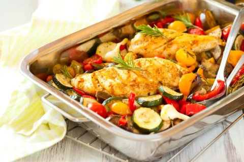 Escalopes de dinde aux courgettes et au citron