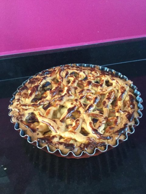 Tarte  aux pommes hollandaise