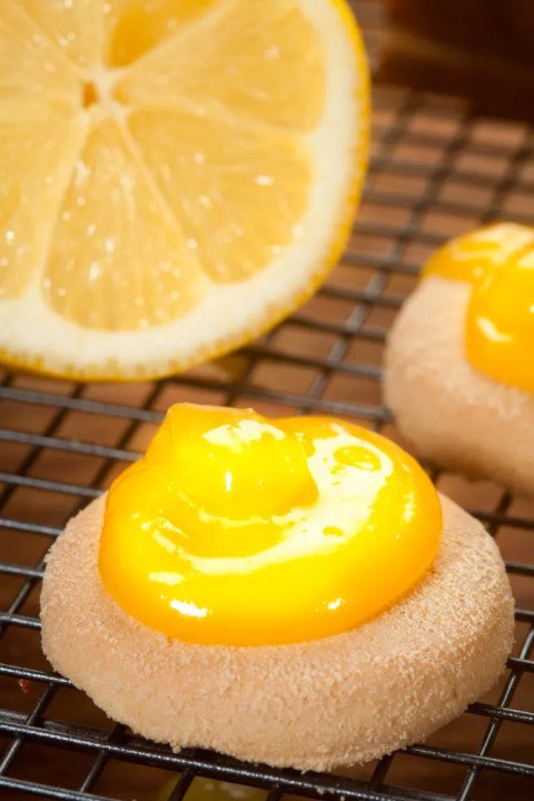 Petits sablés au lemon curd