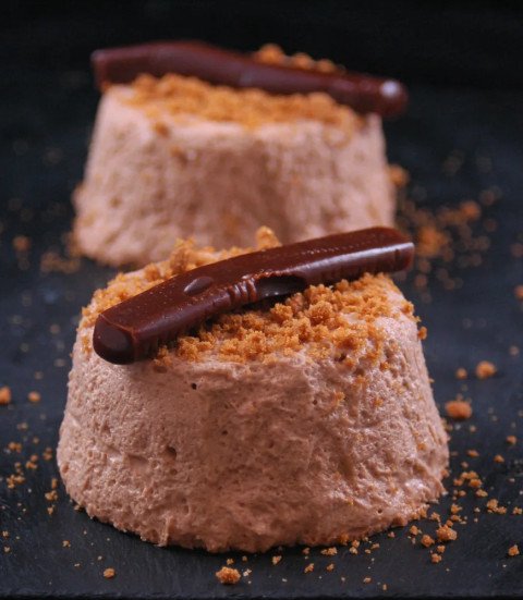 Bavarois mousseux aux carambars, ou au caramel